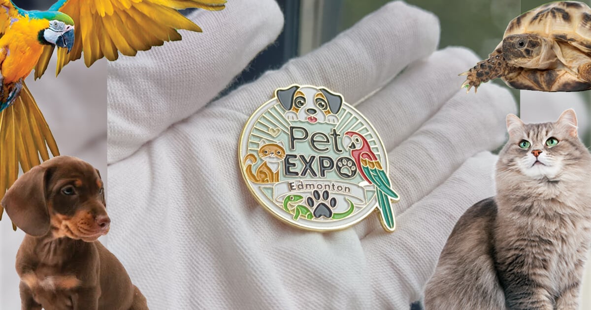 2025 Edmonton Pet Expo enamel pin